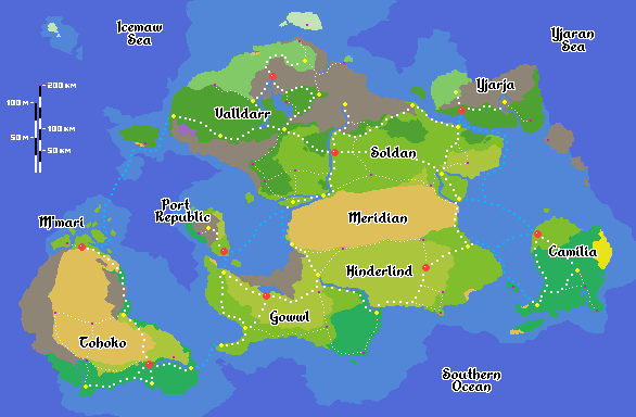 Fantasy World Map