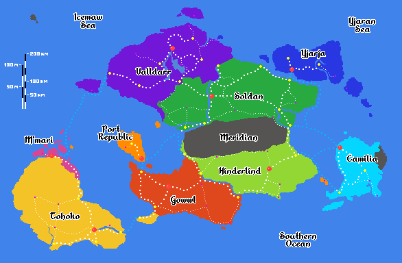 Fantasy World Map